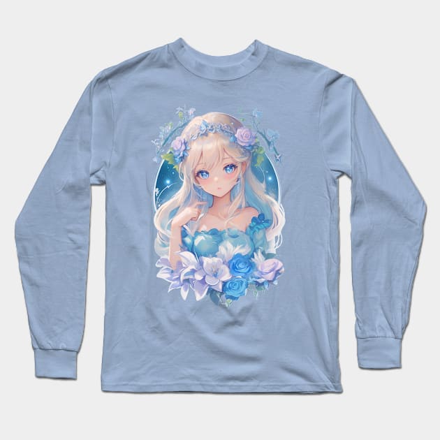 A Fairytale Princess Long Sleeve T-Shirt by Selene’s Designs